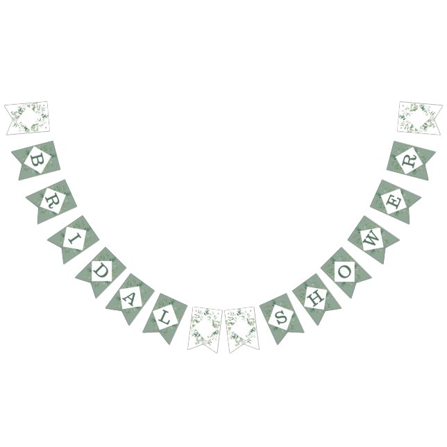 Grünes Brautparty Wimpelkette (Alle)