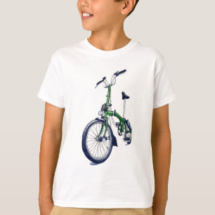 Grünes Brompton Fahrrad T-Shirt