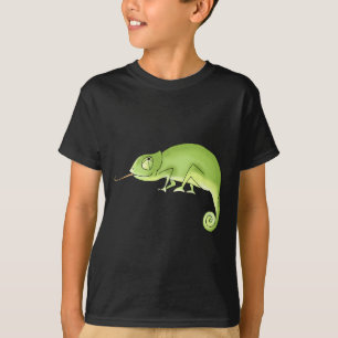 Grünes Chamäleon T-Shirt