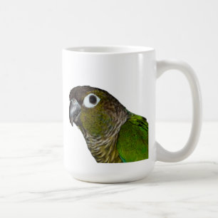 Grünes Cheeked Conure Tasse