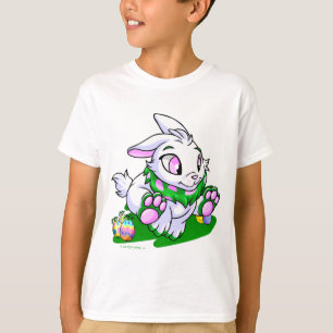 Grünes Cybunny, das durch neggs läuft T-Shirt