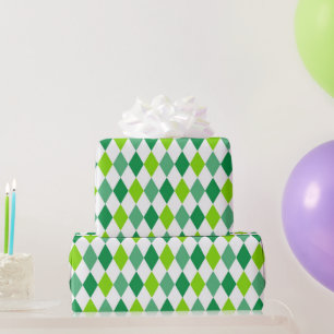Grünes Diamant St. Patrick's Day Geschenkpapier