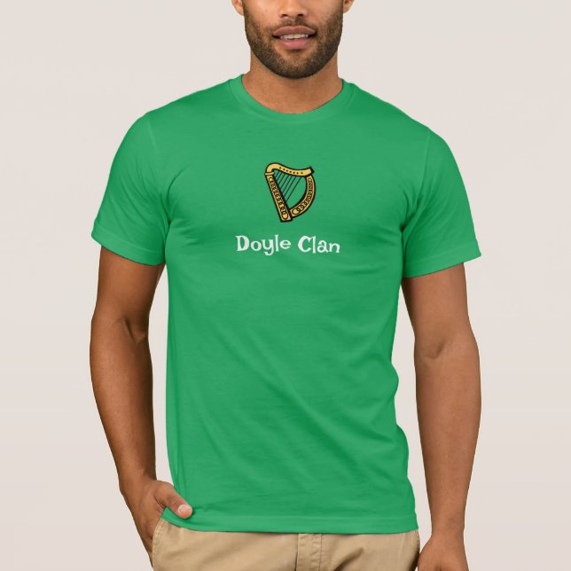 Grünes Doyle-Clan-T-Sh T-Shirt (Vorderseite)