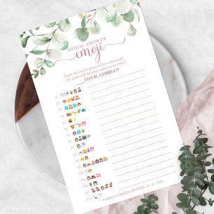 Grünes Eukalyptus-Brautjunggesellinnenabschied-Emo Flyer