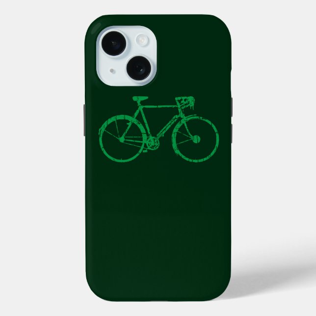 grünes Fahrrad Case-Mate iPhone Hülle (Rückseite)