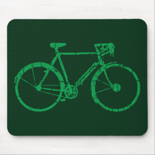 grünes Fahrrad . Fahrrad cool Mousepad