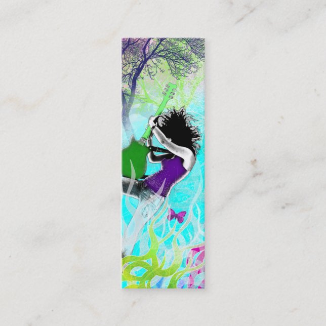 Grünes Feuer - dünne Karte (Vorderseite)