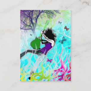 "Grünes Feuer-" mollige Karte