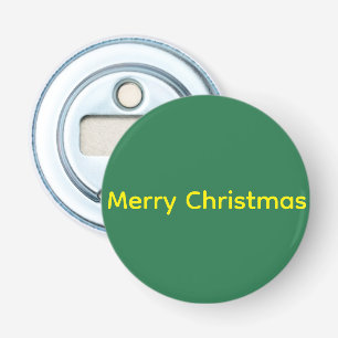 Grünes Frohe Weihnachten Flaschenöffner