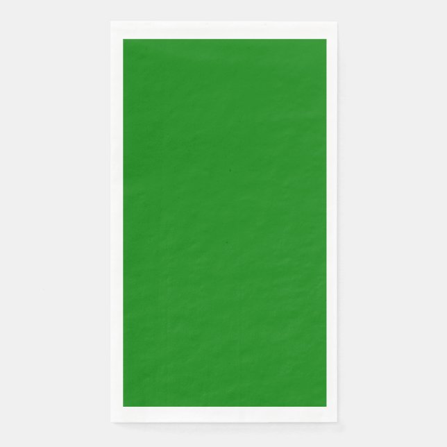 Grünes Gästepapier Napkin Serviette (Vorderseite)