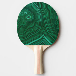 Grünes Gemein-Malachit-Naturstein-Design Tischtennis Schläger