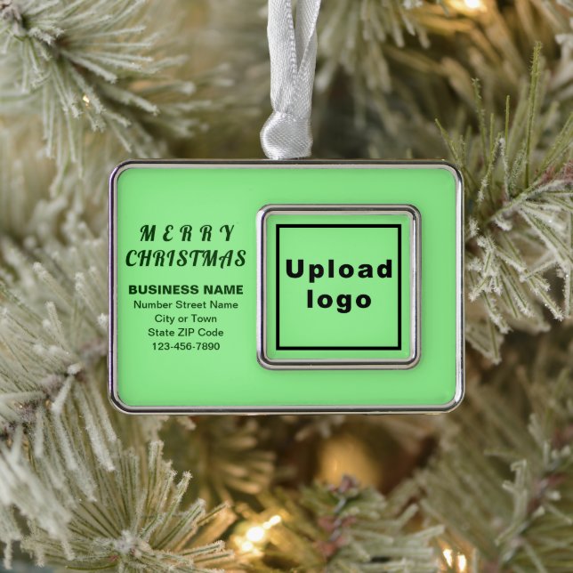 Grünes Gerahmtes Rechteck Rahmen-Ornament Silber (Baum)