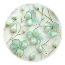 Grünes Gold Floral
