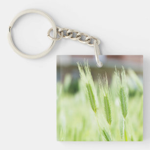Grünes Gras Schlüsselanhänger