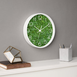 Grünes Gras Uhr