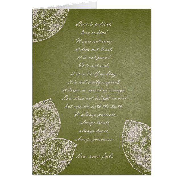 Grünes Grunge-Blätter (Vorne)