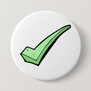 Grünes Häkchen-Symbol Button