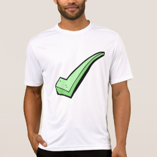 Grünes Häkchen-Symbol T-Shirt