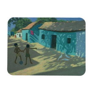 Grünes Haus Indien Magnet