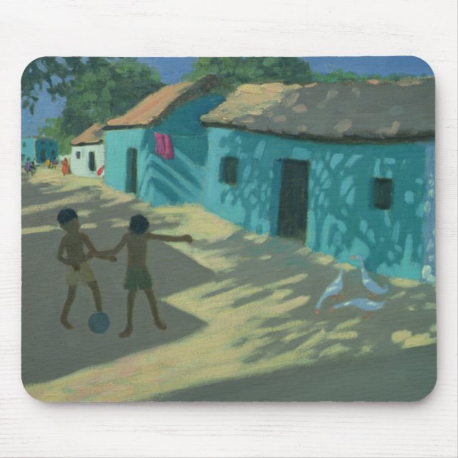 Grünes Haus Indien Mousepad (Vorne)