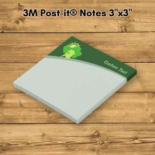 Grünes Haus Post-it Klebezettel