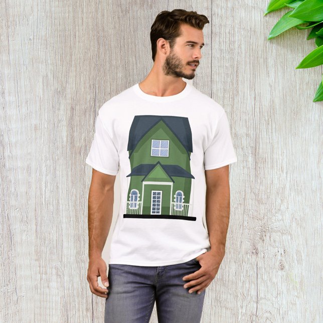Grünes Haus T-Shirt (Von Creator hochgeladen)