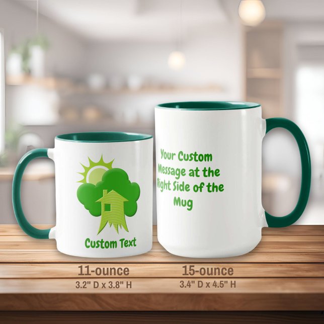 Grünes Haus Tasse (Von Creator hochgeladen)