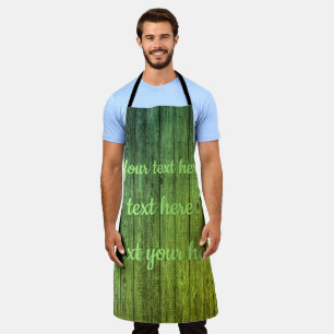 grünes Holz Dieses Template personalisieren  Schürze