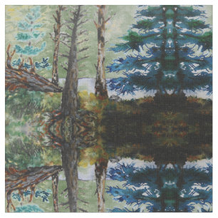 Grünes Holz-Muster Stoff