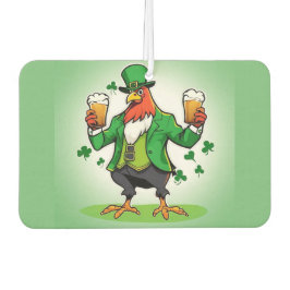 Grünes Huhn Autolufterfrischer