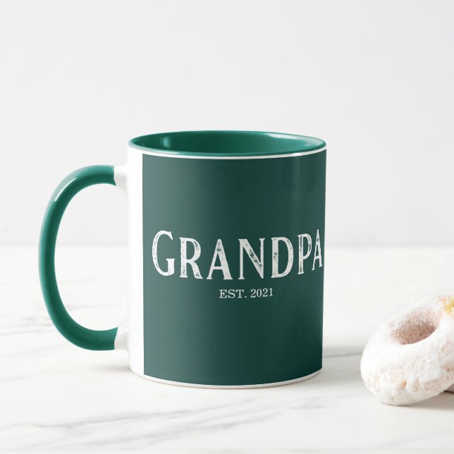 Grünes Jahr der Jäger Tasse (Mit Donut)