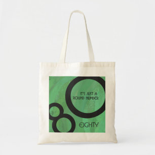 Grünes Jahrzehnt-80. Geburtstag Tragetasche