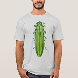 Grünes Käfer-Shirt T-Shirt