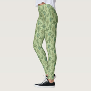 Grünes Kaktus-Muster SüdwestGeo-Schritt-  Leggings