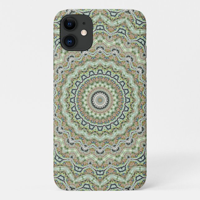 Grünes Kaleidoskop Case-Mate iPhone Hülle (Rückseite)