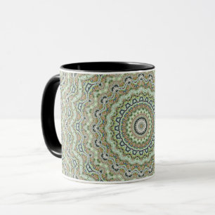 Grünes Kaleidoskop Tasse
