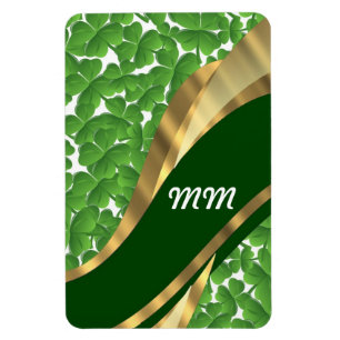 Grünes Kleeblatt Magnet