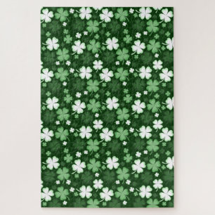 Grünes Kleeblatt, St. Patrick's Day Puzzle