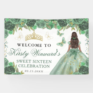 Grünes Kleid Dunkle Haut Prinzessin Floral Sweet 1 Banner