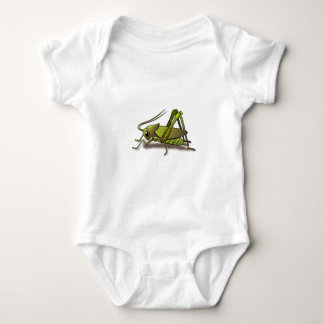 Grünes Kricket-Insekt Baby Strampler