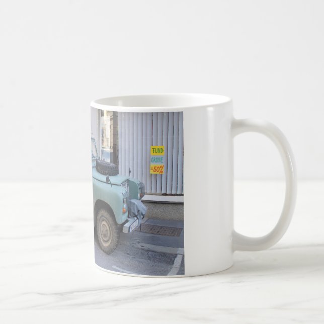 Grünes Land Rover Tasse (Rechts)