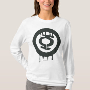 Grünes Laternen-Farben-Symbol T-Shirt