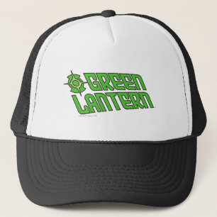 Grünes Laternen-Logo gekippt Truckerkappe