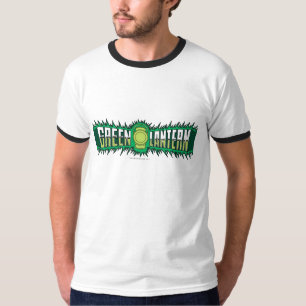 Grünes Laternen-Logo - grüne Flammen T-Shirt