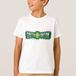 Grünes Laternen-Logo - grüne Flammen T-Shirt