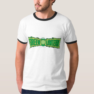 Grünes Laternen-Logo mit Laterne T-Shirt