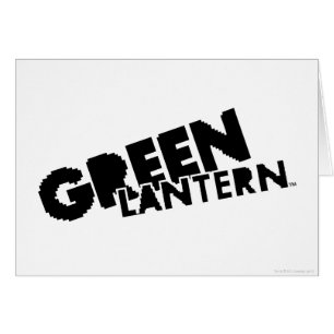 Grünes Laternen-Logo - Pixel