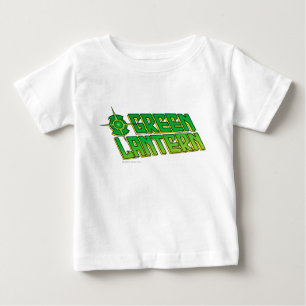 Grünes Laternen-Logo - schräg gelegen Baby T-shirt