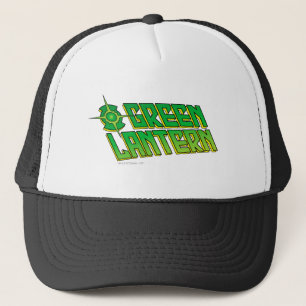 Grünes Laternen-Logo - schräg gelegen Truckerkappe