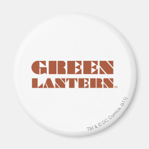 Grünes Laternen-Logo - TAN Magnet